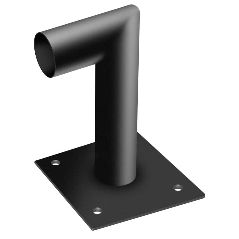 90 Degree L-Shape Wall Mount Bracket Tenon Adaptor for LED Parking Lot Lights